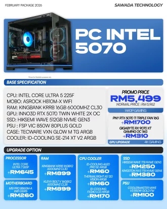 PC Intel 5070 Gaming PC | FEB 2026