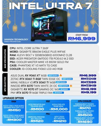 Intel Core Ultra 7 265F Gaming PC | MARCH 2026