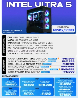 Intel Ultra Core 5 245KF Gaming PC | MAY 2026