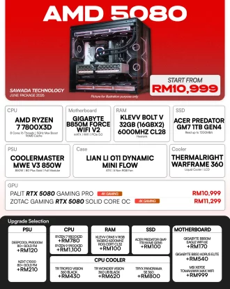 AMD Ryzen 7 7800X3D RTX 5080 Gaming PC | JUNE 2026