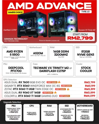 AMD ADVANCE TYPE-01 - JULY 2026 | Ryzen 5 5500 Gaming PC